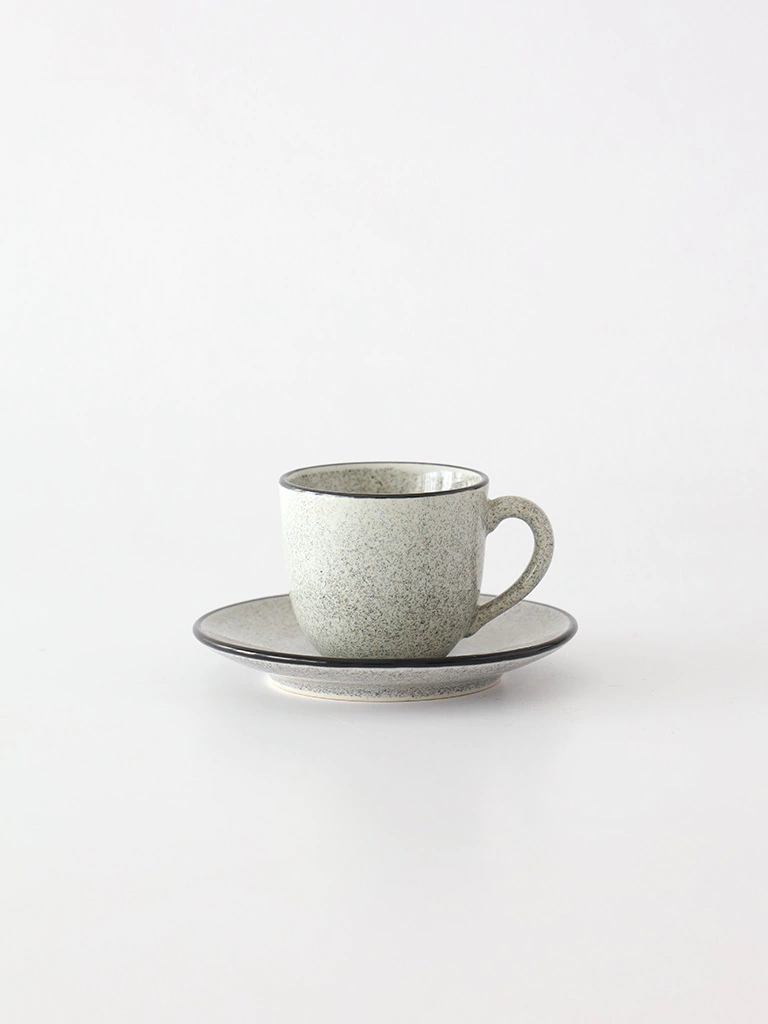 Taza De Cafe Con Plato Pedra