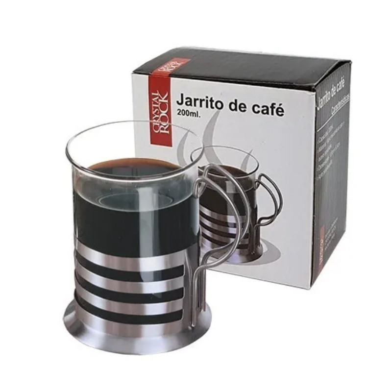 Jarrito  Cafe Con Base De Acero