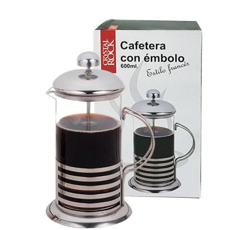 Cafetera Embolo Base Acero