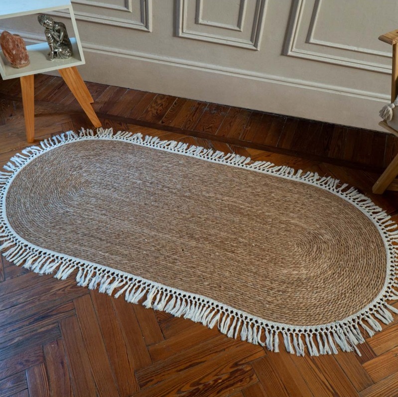 Alfombra Oval Rattan 120x180cm