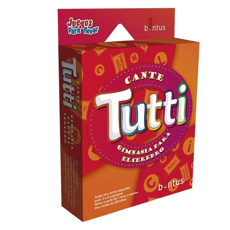 Juego De Cartas Cante  Tutti