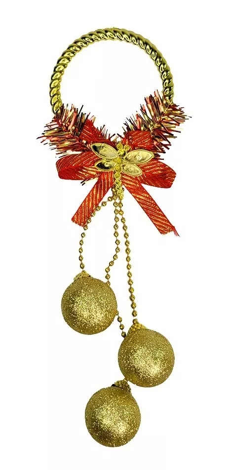 Colgante Navideño Dorado 20cm