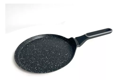 Panquequera Inducción Antiadherente 22cm Granito Negro Caro