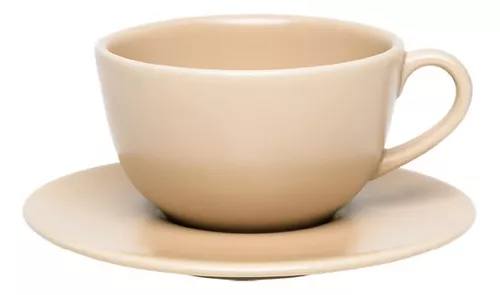 Taza De Te Con Plato Merengue 200cc